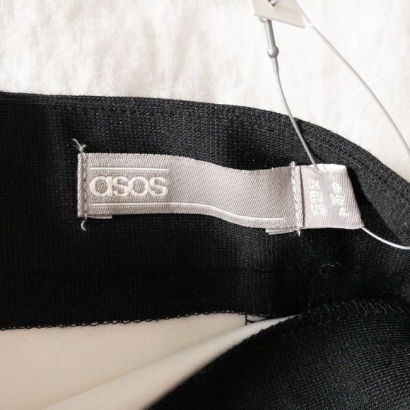 ASOS Tall Black & White Colour Block Skirt - 4 - Picture 4 of 5